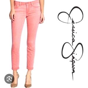 Jessica Simpson Women's Pink Skinny Jeans 27" NWOT
